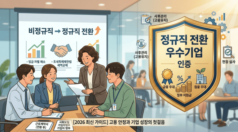 정규직 전환 기업인증